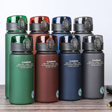 HULIANFU Water Bottle Sport Frosted Tour Outdoor Leak Proof Seal Child School Water Bottles for Children Kids Tritan Drinkware BPA Free