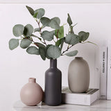 HULIANFU Modern Home Decor Glass Vase Minimalism Living Room Decoration Accessories Vase Decoration Household Flower Vases Gifts