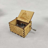 HULIANFU Wife friends Star Ball Birthday Present Music Christmas Theme Anonymity Box Wooden Castle MY Children Gift Goigeous
