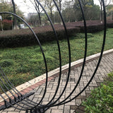 HULIANFU Metal Circle Round Arch Balloon Flower Iron Ring Background Arch Frame Stand Wedding Mariage Birthday Party Backdrop Decor