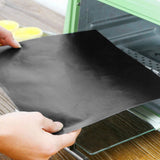 HULIANFU Non-stick BBQ Accessories Grill Mat Barbecue Outdoor Baking Pad Reusable BBQ Cooking Grilling Sheet for Party Grill Mat 50x40 CM