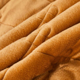 HULIANFU Luxury Super Soft Crystal Velvet Fleece Lace Ruffles Quilted Bed Skirt Mattress Cover Bedspread Pillowcase Bedding Home Textiles
