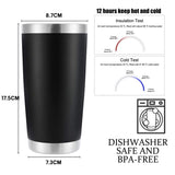 HULIANFU Thermal Mug Beer Cups Stainless Steel Thermos for Tea Coffee Water Bottle Vacuum Insulated Leakproof With Lids Tumbler Drinkware