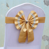 HULIANFU Royal Chair Sashes Set Flower Free Fasten Bowknot Celebration Adjustable Birthday Bow Cover Wedding-celebration Multi-color