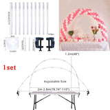 HULIANFU Table Balloon Arch Set Ballon Column Stand for Wedding Birthday Party Decorations Kids Balloons Accessories Christmas Decor ball
