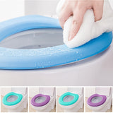 HULIANFU Soft EVA Waterpoof Toilet Cover Seat Lid Cover Cushion Bathroom Decor Accessories Reusable Toilet Seat Cover Mat