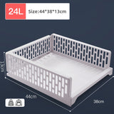 HULIANFU Stackable Wardrobe Drawer Cabinet Organizer Drawer Clothes Closet Storage Box Shelves Plastic Layered Partitions Storage Rack