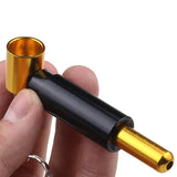 HULIANFU Keychain Small Pipe Pendant Battery Shaped Tobacco Pipes Portable Metal Smoking Pipe For Smoking Weed Herb Men  Gift Pendant