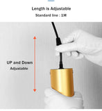 HULIANFU Modern LED Pendant Light Long Tube Pendant lamp Cylinder Pipe Hanging Lamp for Living Room Kitchen Light Fixture Decor Luminaire