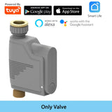 HULIANFU New Tuya Water Flow Monitor WIFI Smart Sprinkler Timer Wireless Water Saving Valve Remote Control Waterting Timer Alexa Google