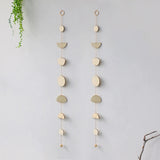 HULIANFU Moon Phase Wall Hanging Boho Home Decor Modern Celestial Phases Decoration Art Wall Decor for Bedroom, Living Room Gift