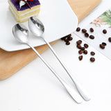 HULIANFU Spoon Stainless Steel Kitchen Cooking Spoon Soup Spoons For Eating Mixing Stirring Cooking Long Handle Spoon Tableware