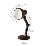 HULIANFU LED Mini Desk Lamp Foldable Magnetic Night Light Bedroom Study Reading Book Lamps With Clip Eye Protection Bedside Lights