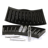 HULIANFU Perfect Ice Cube Silicone Cube Maker Form  Cake Pudding Chocolate Molds Easy to Remove Ice Trays Fade Resistant