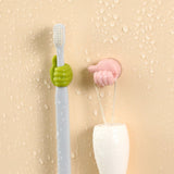 HULIANFU Kitchen Silicone Hook Multi-function Hook Key Storage Hook Wire Data Cable Wall Mount Bathroom Accessories Cute Home Decor