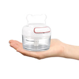 HULIANFU Mini Manual Food Chopper Garlic Cutter Meat Grinder Fruit Vegetable Slicer Mincer Blender Nuts Shredders Powerful Kitchen Tools