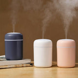 HULIANFU Portable USB Humidifier 300ml Ultrasonic Dazzle Cup Aroma Diffuser Cool Mist Maker Air Humidifier Purifier with Romantic Light
