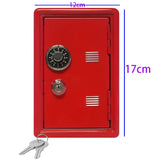 HULIANFU Mini Atm Money Box Creative Piggy Bank Password Digital Coins Cash Deposit Children Security Saving Safe Box Best New Year Gift