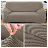 HULIANFU Polar Fleece Fabric Universal Sofa Cover Euro Sofa Covers For Living Room Stretch Sectional Corner Sofa Cover Plaids On The Sofa