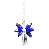 HULIANFU Modern Rainbow Crystal Angel Chakra Suncatcher Charm Window Door Wind Chimes Living Room Hanging Decorations Car Pendant