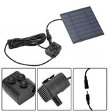 HULIANFU Solar garden fountain pump, solar garden fountain waterfall, solar outdoor bird bath running water fountain