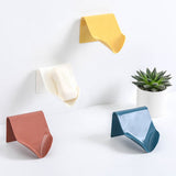 HULIANFU Soap Holder Bathroom Shower Soap Dish Shower Plates Soap Storage Box with Drain Wall Shelf Plastic Bath Tray