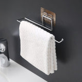HULIANFU Toilet Paper Towel Holder Stainless Steel Self Adhesive on Smooth Surfaces