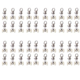 HULIANFU Silent Track Glider Runner Hooks Gliding Runner Wheel Curtain Carrier 26mm