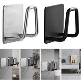 HULIANFU Kitchen Sponges Holder Self Adhesive Sink Sponges Drain Drying Rack 304 Stainless Steel Storage Holder Kitchen Sink Accessories