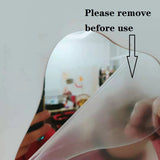 HULIANFU Korean style Makeup Mirror Ins Irregular Acrylic Decorative Mirror Wooden Base Cosmetic de maquillaje Beauty Tools Dropshipping