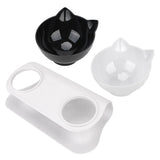 HULIANFU Non-Slip Pet Bowls For Cats Food Cat Water Bowl Double Cat Bowl Dog Bowl Pet Feeding Cat Dogs Feeder Protection Cervical