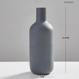 HULIANFU Modern Home Decor Glass Vase Minimalism Living Room Decoration Accessories Vase Decoration Household Flower Vases Gifts