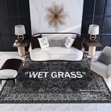 HULIANFU WET GRASS Rug Carpet Living Room Decoration Carpet Bedroom Bedside Bay Window Area Rugs Sofa Floor Mat