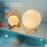 HULIANFU W&amp;G Kawaii Night Light Cartoon Creative Night Light Unplugged Bunny Decoration Bedroom Bedside Lamp Desk Lamp Home Decoration