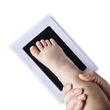 HULIANFU Safe Non-toxic Baby Footprints Handprint No Touch Skin Inkless Ink Pads Kits For 0-6 Months Newborn Pet Dog Paw Prints Souvenir