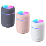 HULIANFU Portable 300ml Humidifier USB Ultrasonic Dazzle Cup Aroma Diffuser Cool Mist Maker Air Humidifier Purifier with Romantic Light
