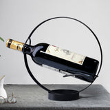 HULIANFU   YES Magic Metal Hanging Suspension Chain Wine Racks European Retro Creative Handmade Restaurant Bar Stand Bracket Display Stand
