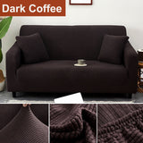HULIANFU Thick Elastic Sofa Cover Slipcover for Living Room Stretch Polar Fleece Armchair Cover 1/2/3/4 Seater L Shape Corner Sofa Covers