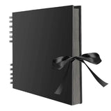 HULIANFU Photo Albums 80 Black Pages Memory Books A4 Craft Paper DIY Scrapbooking Picture Wedding Birthday Childrens Gift