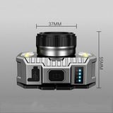HULIANFU LED Headlamp Strong Light Super Bright Head-Mounted Flashlight Outdoor Household Long-Range Rechargeable Night Fishing Headlight
