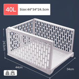 HULIANFU Stackable Wardrobe Drawer Cabinet Organizer Drawer Clothes Closet Storage Box Shelves Plastic Layered Partitions Storage Rack