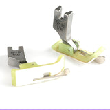 HULIANFU SP-18 Left and Right Side Stop Plastic Presser Foot Flat Plastic Presser Foot with Knife Open Thread Tangent Presser Foot