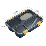HULIANFU Portable Outdoor Bento box japanese style food storage containers Leak-Proof lunch box for kids with Soup Cup Breakfast Boxes
