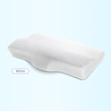 HULIANFU Memory Foam Bed Orthopedic Pillow Neck Protection Slow Rebound Memory Pillow Butterfly Shaped Health Cervical Neck Size 60/50 cm