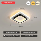 HULIANFU Modern Led Aisle Light Ceiling Lights Cloakroom Corridor Balcony Foyer  Ceiling Lamp Acrylic Decoration Home Lustering Luminaire