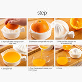 HULIANFU Kitchen Manual Orange juicer Lemon Squeezer Plastic Fruit Tool Mini Blender Portable Citrus Juicer Machine Kitchen Accessories