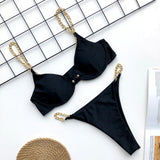 Sexy Women Push Up Bikini Set  Swimwear Swimsuit Girl High Cut Bathing Suit Summer Biquini Beach Wear Bikinis De Praia