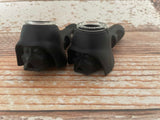 HULIANFU Solid Black Silicone Smoking Pipe With Glass Bowl Tobacco Pipe 4 inch