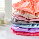 HULIANFU Waterproof Shower Cap Double Layer Elastic Bath Hat Bathing Cap For Women Spa Bathing Accessory Hair Salon Bathroom Product
