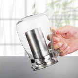HULIANFU Teapot Glass Explosion-proof High Temperature Flower Teapot Teacup Teapot Filter Single Pot Tea Set Home Tea Cup Glass Juice Cup
